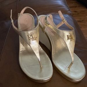 Ralph Lauren wedge sandals